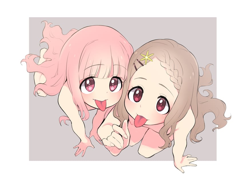 aoba kokona and hakamada hinata (yama no susume and 1 more) drawn by ukokkei